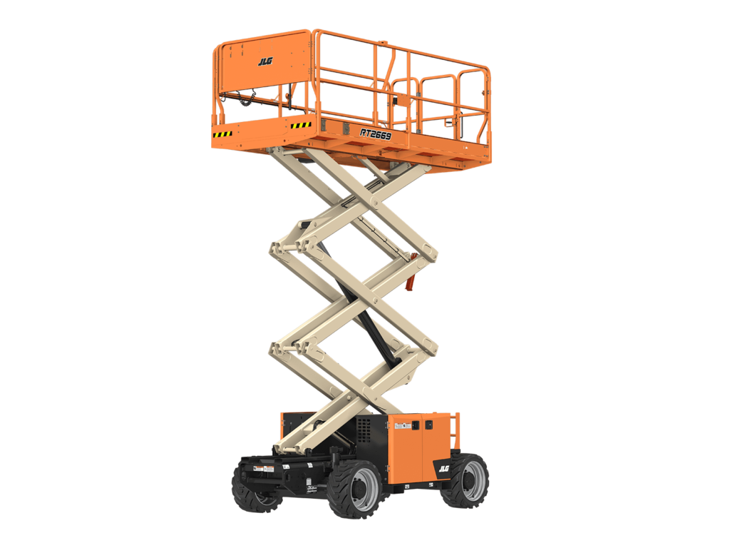 Élévateur à ciseaux pour terrain RT2669 - JLG Maroc Afrique - VEMAT GROUP Senegal Mauritanie Nigeria Tchad  Tunisie 1