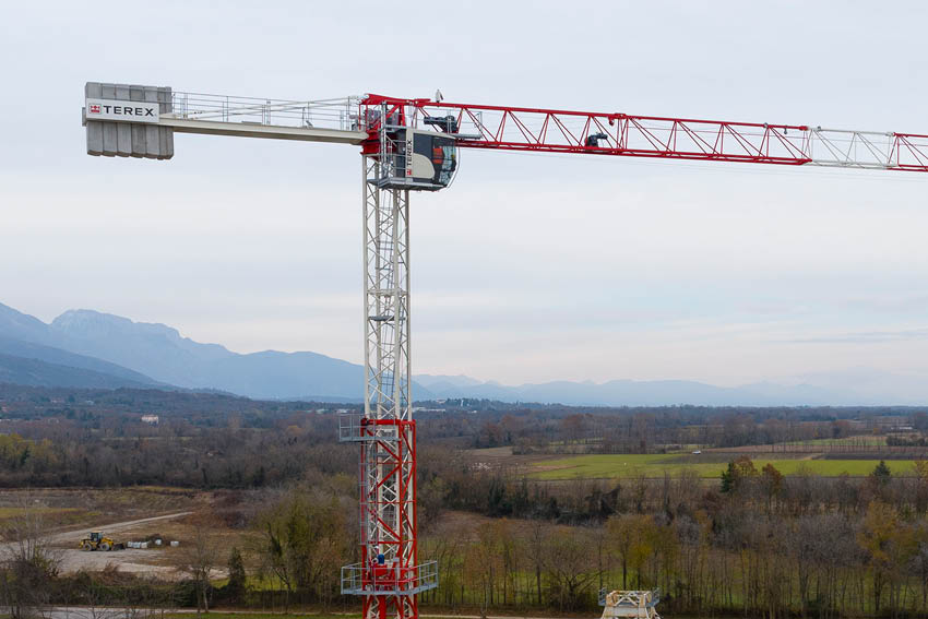 Grue à tour à toit plat CTT 152-6 - Terex TC Maroc Afrique - VEMAT GROUP LTD Senegal Mauritanie Nigeria Tchad Tunisie