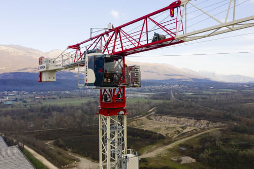 Grue à tour à toit plat CTT 172-8 - Terex TC Maroc Afrique - VEMAT GROUP LTD Senegal Mauritanie Nigeria Tchad Tunisie 1