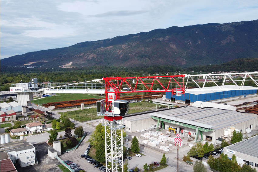 Grue à tour à toit plat CTT 292-12 - Terex TC Maroc Afrique - VEMAT GROUP LTD Senegal Mauritanie Nigeria Tchad Tunisie 1