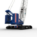 Grue sur chenilles à mât treillis CC 38-650-1 - Tadano 19 Maroc Afrique - VEMAT GROUP Senegal Mauritanie Nigeria Tchad Tunisie