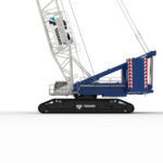 Grue sur chenilles à mât treillis CC 38-650-1 - Tadano 20 Maroc Afrique - VEMAT GROUP Senegal Mauritanie Nigeria Tchad Tunisie