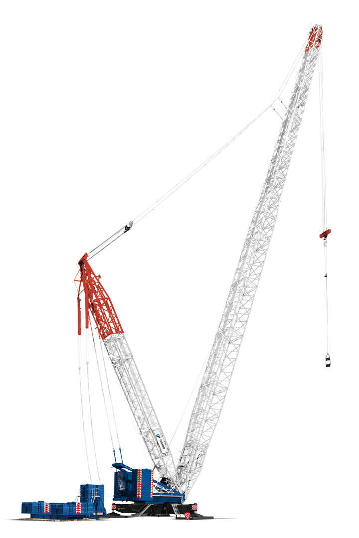 Grue sur chenilles à mât treillis PC 38-650-1 - Tadano Maroc Afrique - VEMAT GROUP Senegal Mauritanie Nigeria Tchad Tunisie