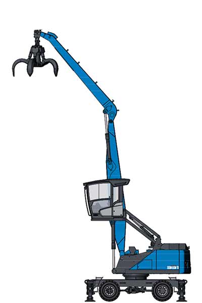 Machines de manutention 331 - Terex Fuchs 1 Maroc Afrique - VEMAT GROUP Senegal Mauritanie Nigeria Tchad Tunisie