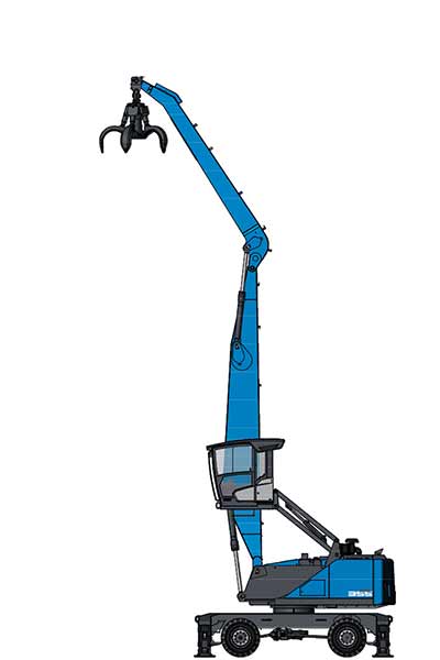 Machines de manutention 355 - Terex Fuchs 1 Maroc Afrique - VEMAT GROUP Senegal Mauritanie Nigeria Tchad Tunisie