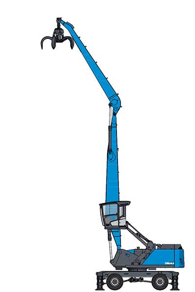 Machines de manutention 360 - Terex Fuchs 1 Maroc Afrique - VEMAT GROUP Senegal Mauritanie Nigeria Tchad Tunisie