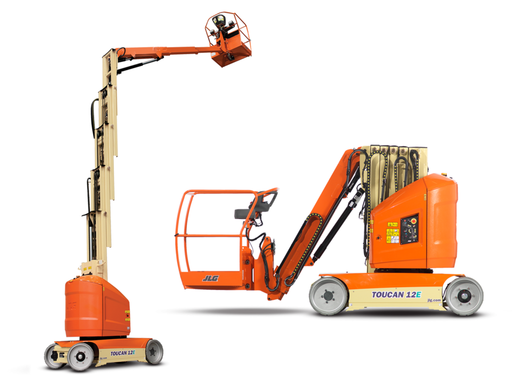 Nacelle à mât vertical Toucan® Toucan T12E - JLG Maroc Afrique - VEMAT GROUP Senegal Mauritanie Nigeria Tchad  Tunisie 1