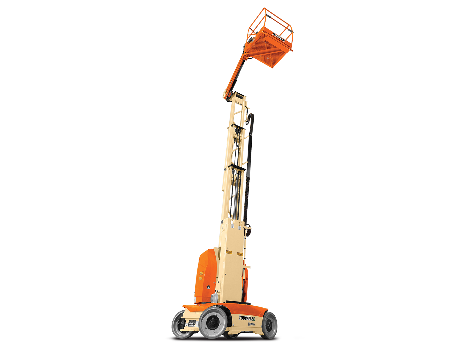 Nacelle à mât vertical Toucan® Toucan T8E - JLG Maroc Afrique - VEMAT GROUP Senegal Mauritanie Nigeria Tchad  Tunisie 1