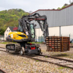 Pelle Rail-Route 136MRail - Mecalac 22 Maroc Afrique - VEMAT GROUP Senegal Mauritanie Nigeria Tchad Tunisie