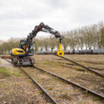 Pelle Rail-Route 136MRail - Mecalac 29 Maroc Afrique - VEMAT GROUP Senegal Mauritanie Nigeria Tchad Tunisie