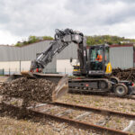 Pelle Rail-Route 136MRail - Mecalac 34 Maroc Afrique - VEMAT GROUP Senegal Mauritanie Nigeria Tchad Tunisie