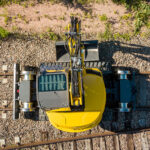 Pelle Rail-Route 136MRail - Mecalac 37 Maroc Afrique - VEMAT GROUP Senegal Mauritanie Nigeria Tchad Tunisie