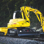 Pelle Rail-Route 136MRail - Mecalac 38 Maroc Afrique - VEMAT GROUP Senegal Mauritanie Nigeria Tchad Tunisie