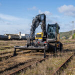 Pelle Rail-Route 216MRail - Mecalac 31 Maroc Afrique - VEMAT GROUP Senegal Mauritanie Nigeria Tchad Tunisie