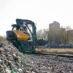 Pelle Rail-Route 216MRail - Mecalac 35 Maroc Afrique - VEMAT GROUP Senegal Mauritanie Nigeria Tchad Tunisie