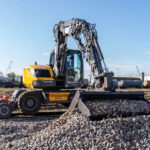 Pelle Rail-Route 216MRail - Mecalac 36 Maroc Afrique - VEMAT GROUP Senegal Mauritanie Nigeria Tchad Tunisie