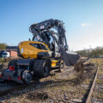 Pelle Rail-Route 216MRail - Mecalac 37 Maroc Afrique - VEMAT GROUP Senegal Mauritanie Nigeria Tchad Tunisie